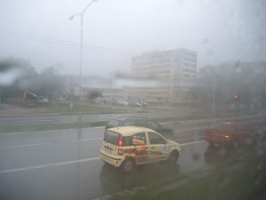 Brno Stellplatz Regen